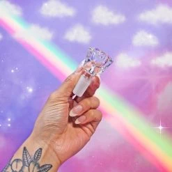 Burning Love Bongs Ice Ice Baby Water Pipe- Periwinkle 10 Burning Love Bongs Ice Ice Baby Water Pipe- Periwinkle