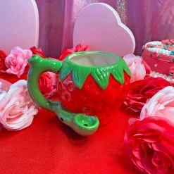 Shop Burning Love Pipes Strawberry Wake N Bake Mug Pipe