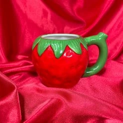 Shop Burning Love Pipes Strawberry Wake N Bake Mug Pipe