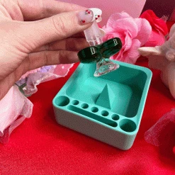 Burning Love Teal Silicone Debowler Ash Tray