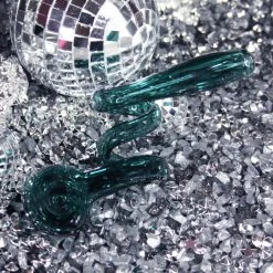 Shop Burning Love Vortex Pipe- Teal