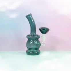 Burning Love Diamond In The Rough Water Pipe- Teal 12 Burning Love Diamond In The Rough Water Pipe- Teal