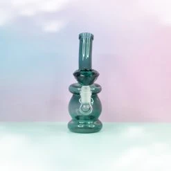 Burning Love Diamond In The Rough Water Pipe- Teal 11 Burning Love Diamond In The Rough Water Pipe- Teal