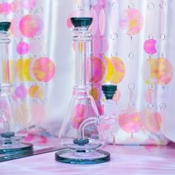 Burning Love Tres Chic- Teal Bongs