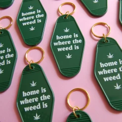 Burning Love Best Sellers Home Is Where The Weed Is Keychain 7 Burning Love Best Sellers Home Is Where The Weed Is Keychain