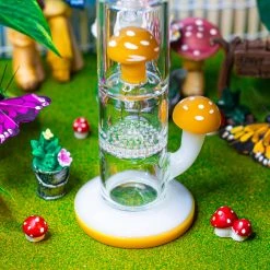 Burning Love Yellow Mushroom Water Pipe Bongs