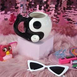 Shop Burning Love Pipes Yin Yang Wake N Bake Mug Pipe