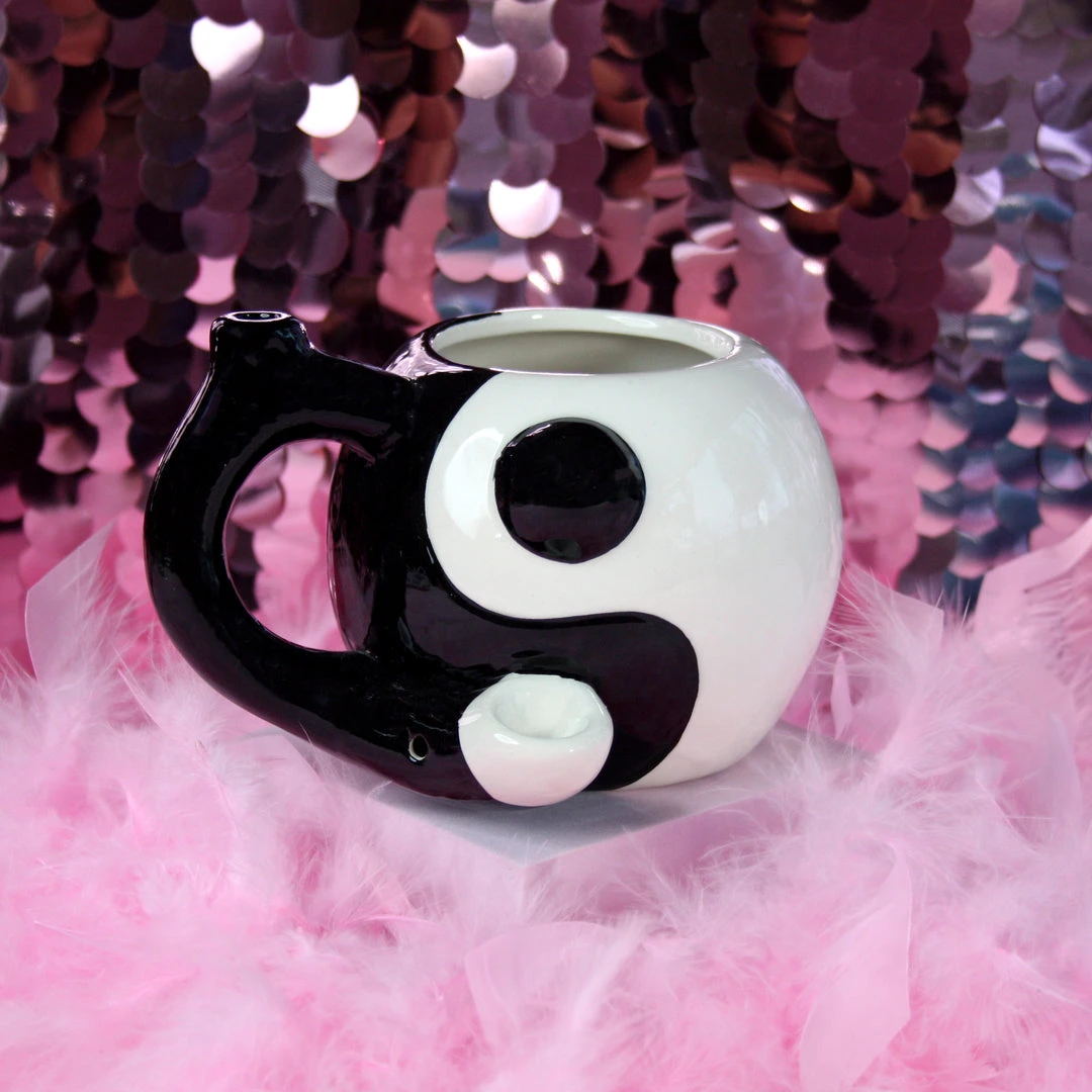 Shop Burning Love Pipes Yin Yang Wake N Bake Mug Pipe 5 Shop Burning Love Pipes Yin Yang Wake N Bake Mug Pipe