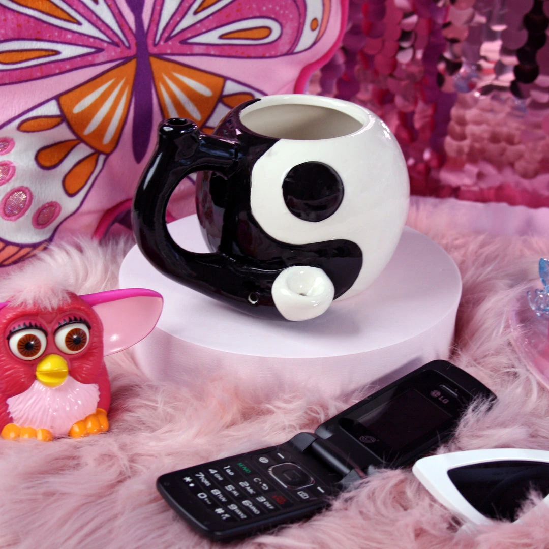 Shop Burning Love Pipes Yin Yang Wake N Bake Mug Pipe 6 Shop Burning Love Pipes Yin Yang Wake N Bake Mug Pipe