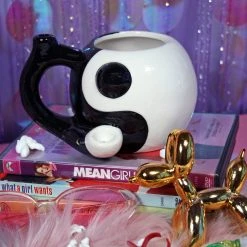 Shop Burning Love Pipes Yin Yang Wake N Bake Mug Pipe